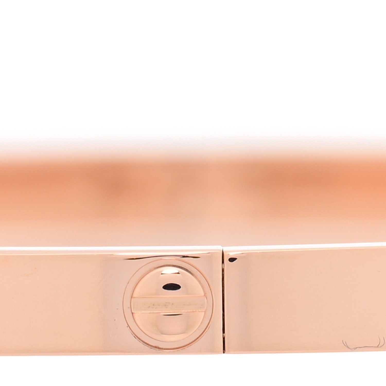 Cartier 18K Pink Gold 6 Diamond Small LOVE Bracelet 20 3 of 5