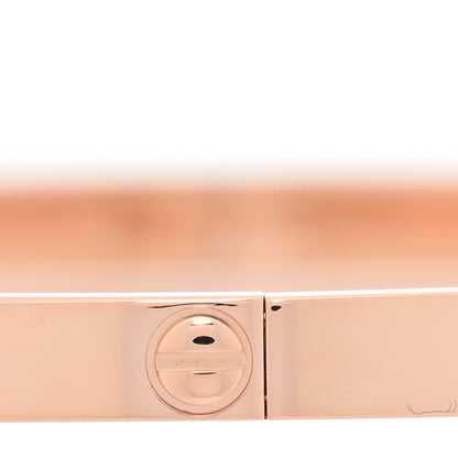 Cartier 18K Pink Gold 6 Diamond Small LOVE Bracelet 20 3 of 5