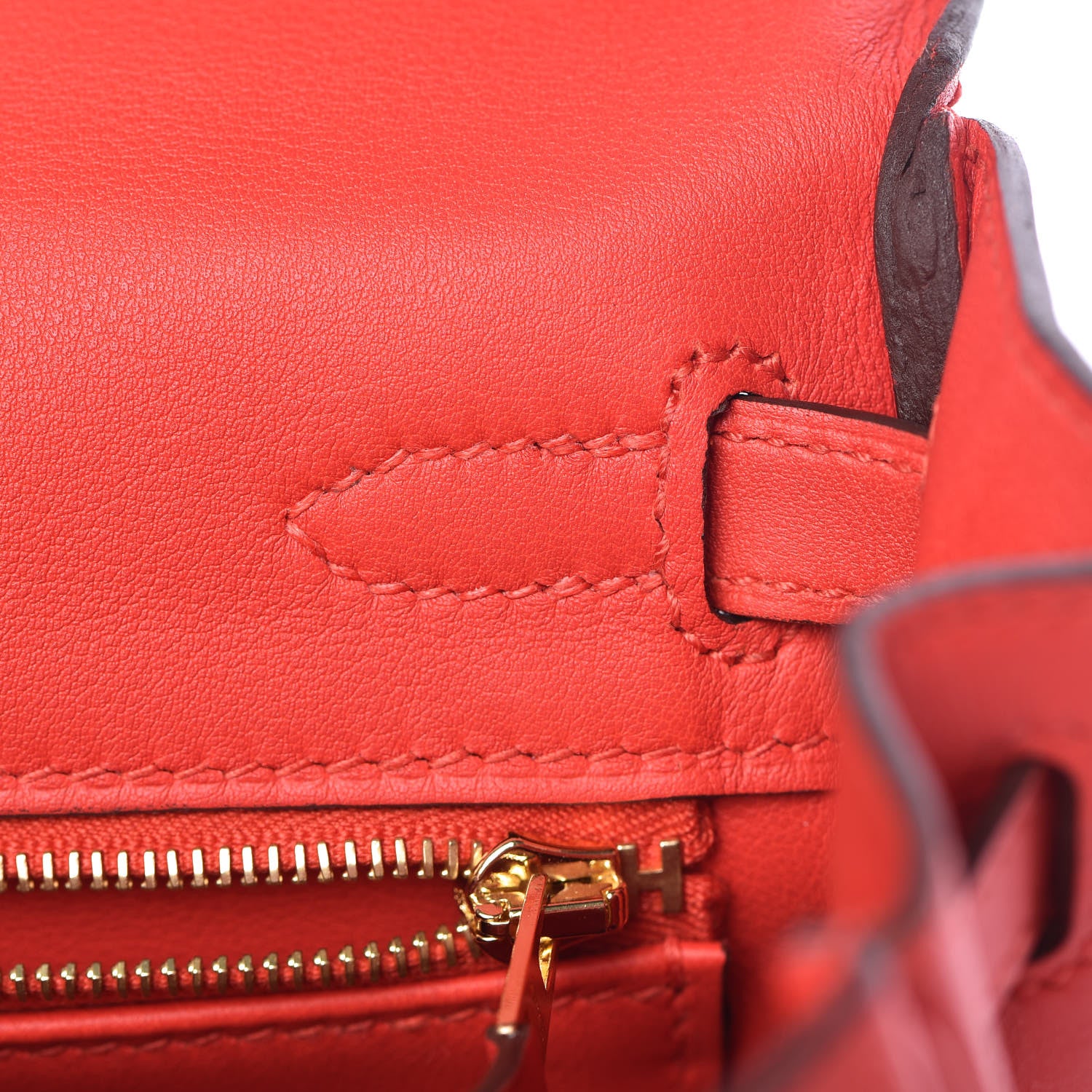 Hermes Swift Kelly Retourne 25 Rouge Tomate 12 of 41