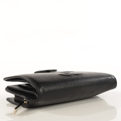 Chanel Caviar Timeless CC French Wallet Black 4 of 9