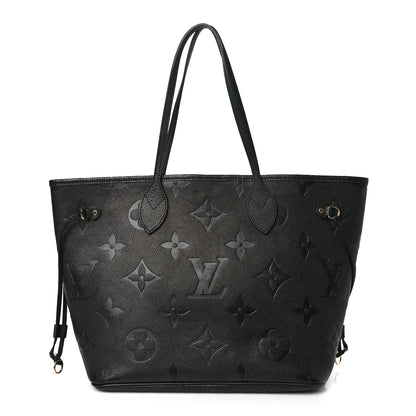 Louis Vuitton Empreinte Monogram Giant Neverfull MM Black 1 of 10