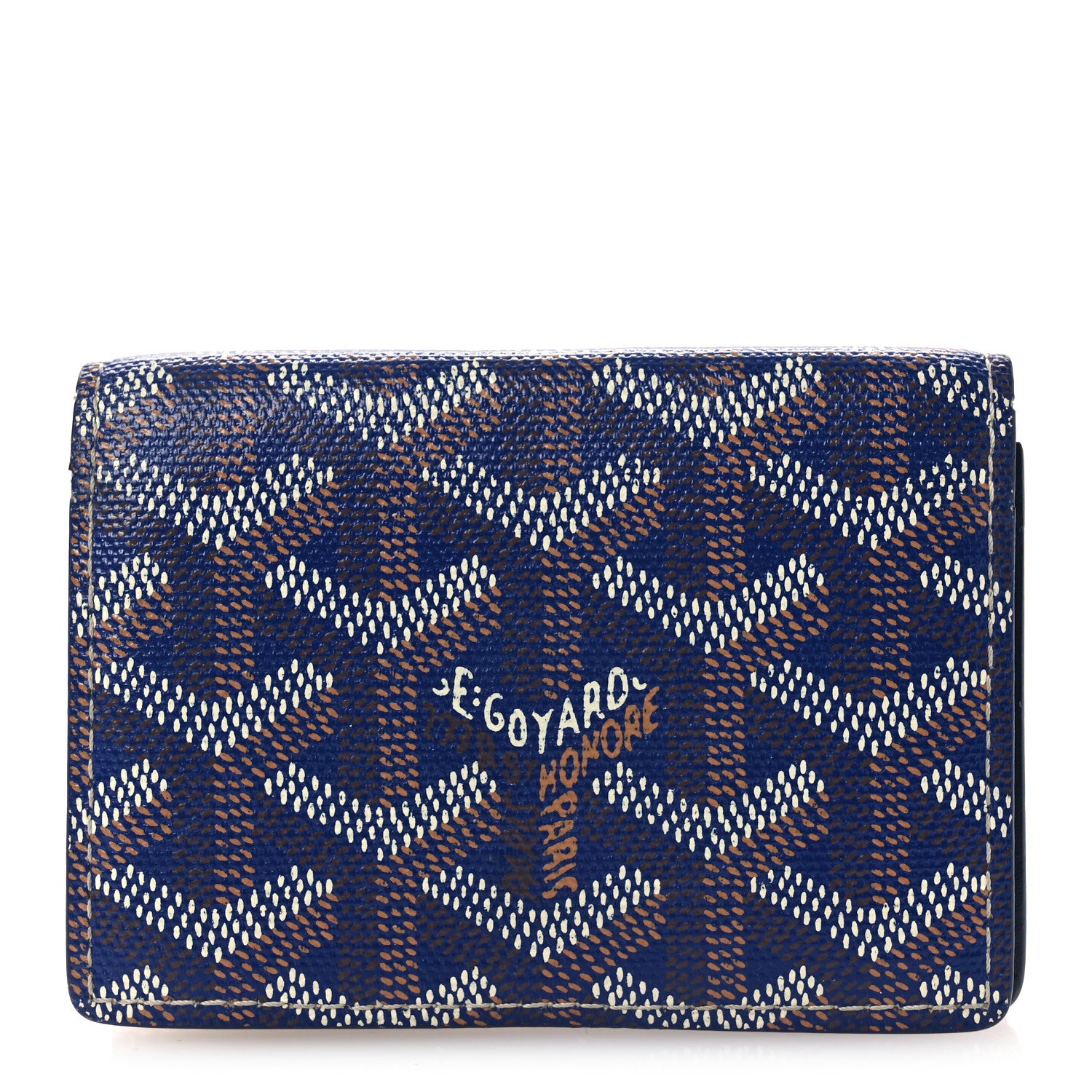 Goyard Goyardine Business Card Holder Navy 1 of 10