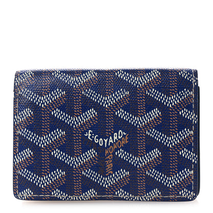 Goyard Goyardine Business Card Holder Navy 1 of 10