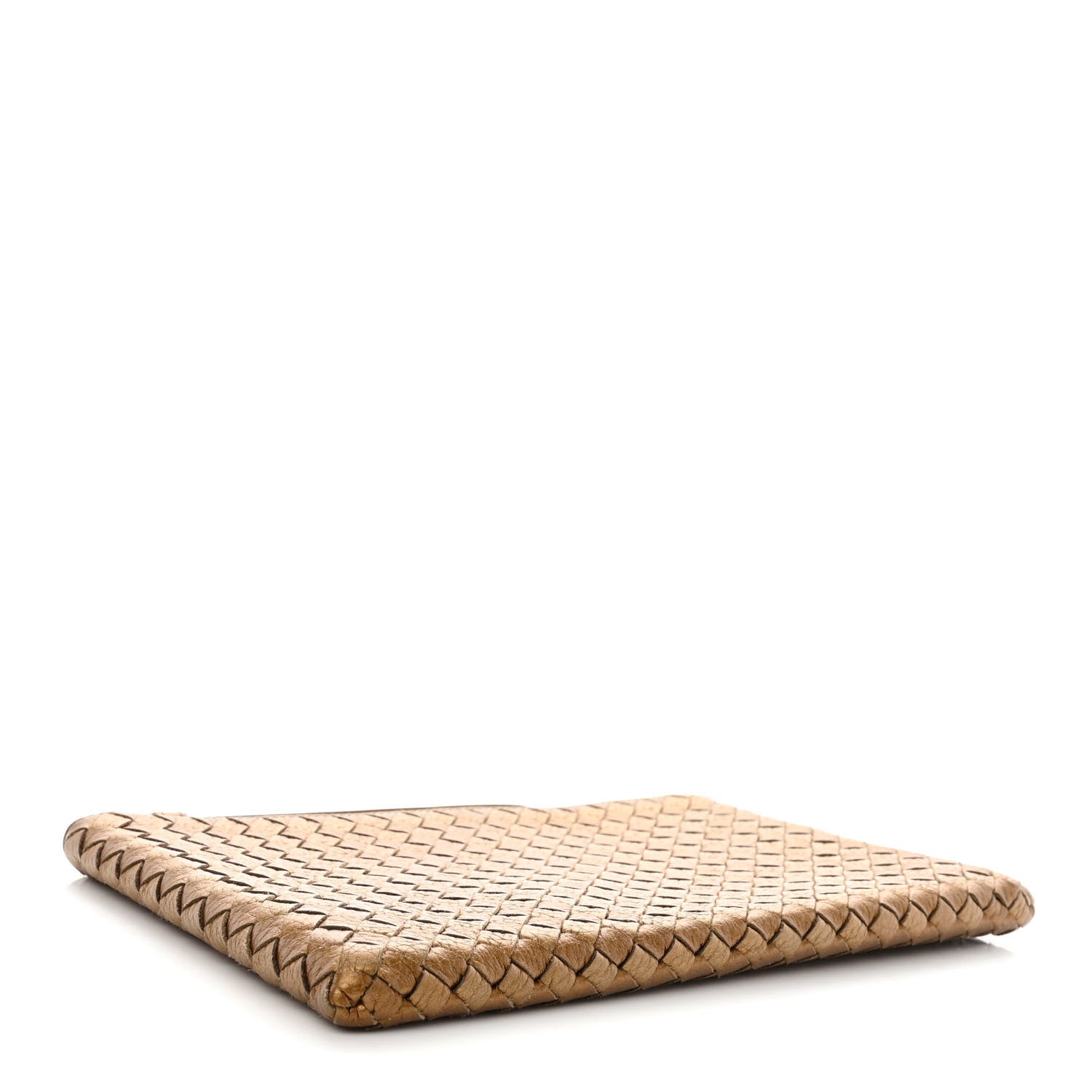 Bottega Veneta Cervo Intrecciato Wristlet Zip Pouch New Bronze 4 of 7