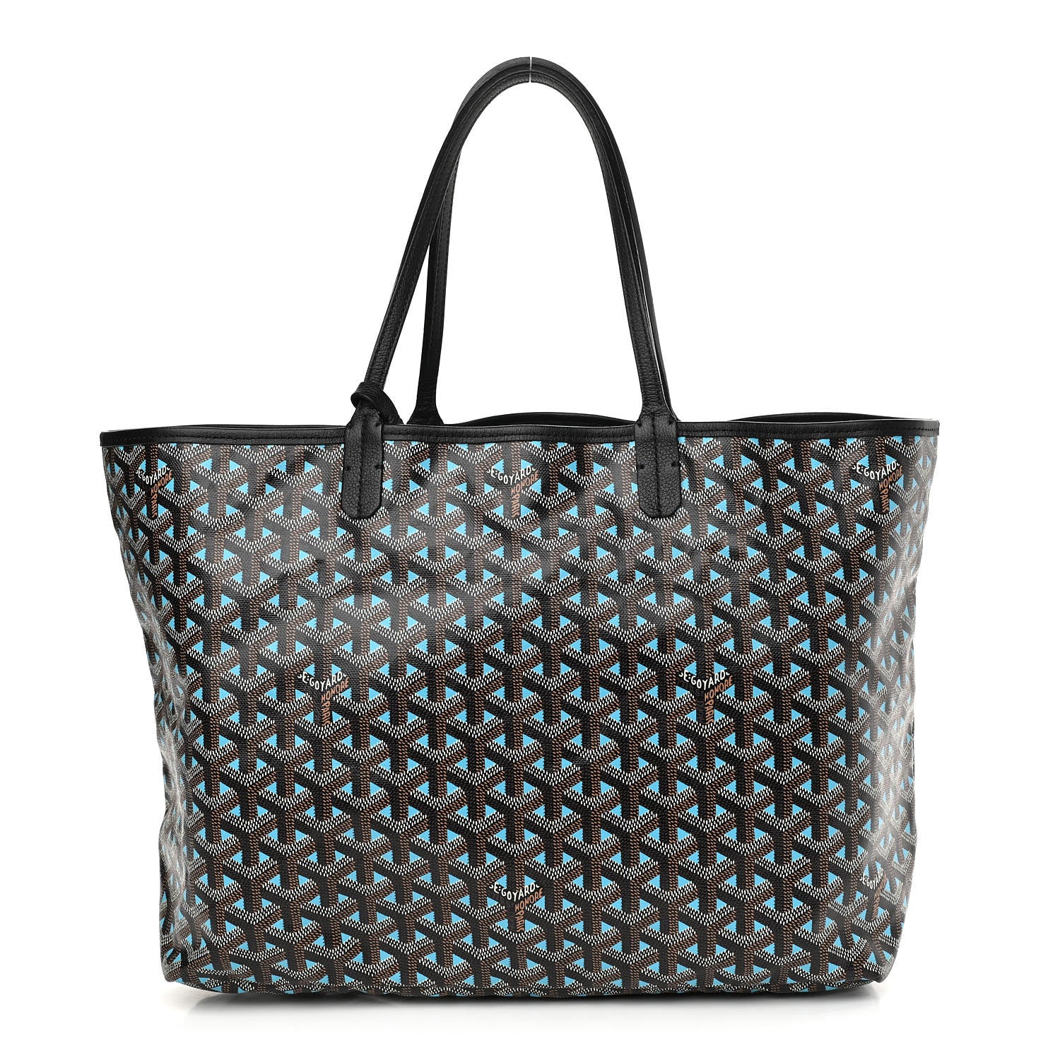 Goyard Goyardine Saint Louis Claire Voie PM Black Blue 3 of 13