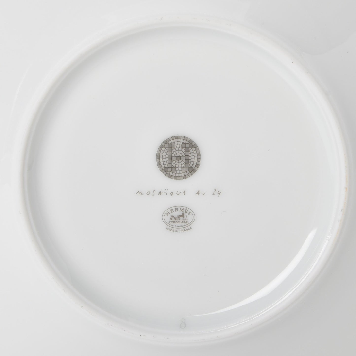 Porcelain Mosaique Au 24 Breakfast Cup And Saucer Set Of 2 Platine