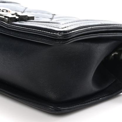 Chanel Calfskin Double Stitch Small Boy Flap Black 10 of 11