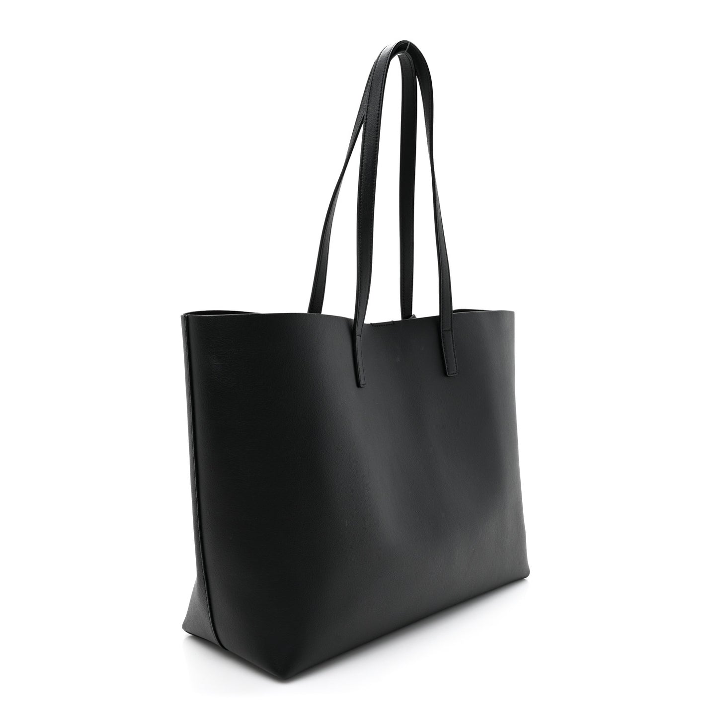 Calfskin Large Shopping Tote Black