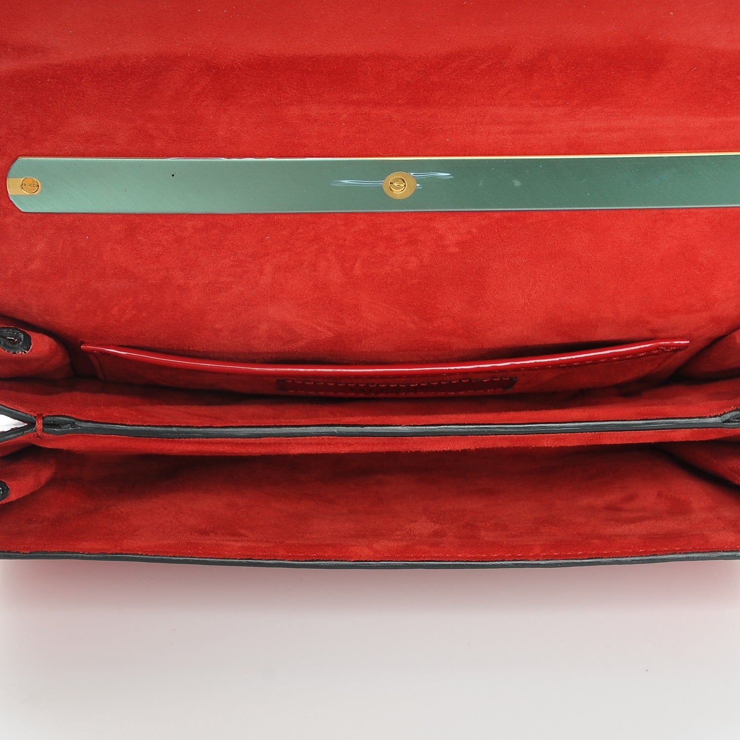 Valentino Garavani Patent Animalia Va Va Voom Shoulder Bag Red 6 of 6