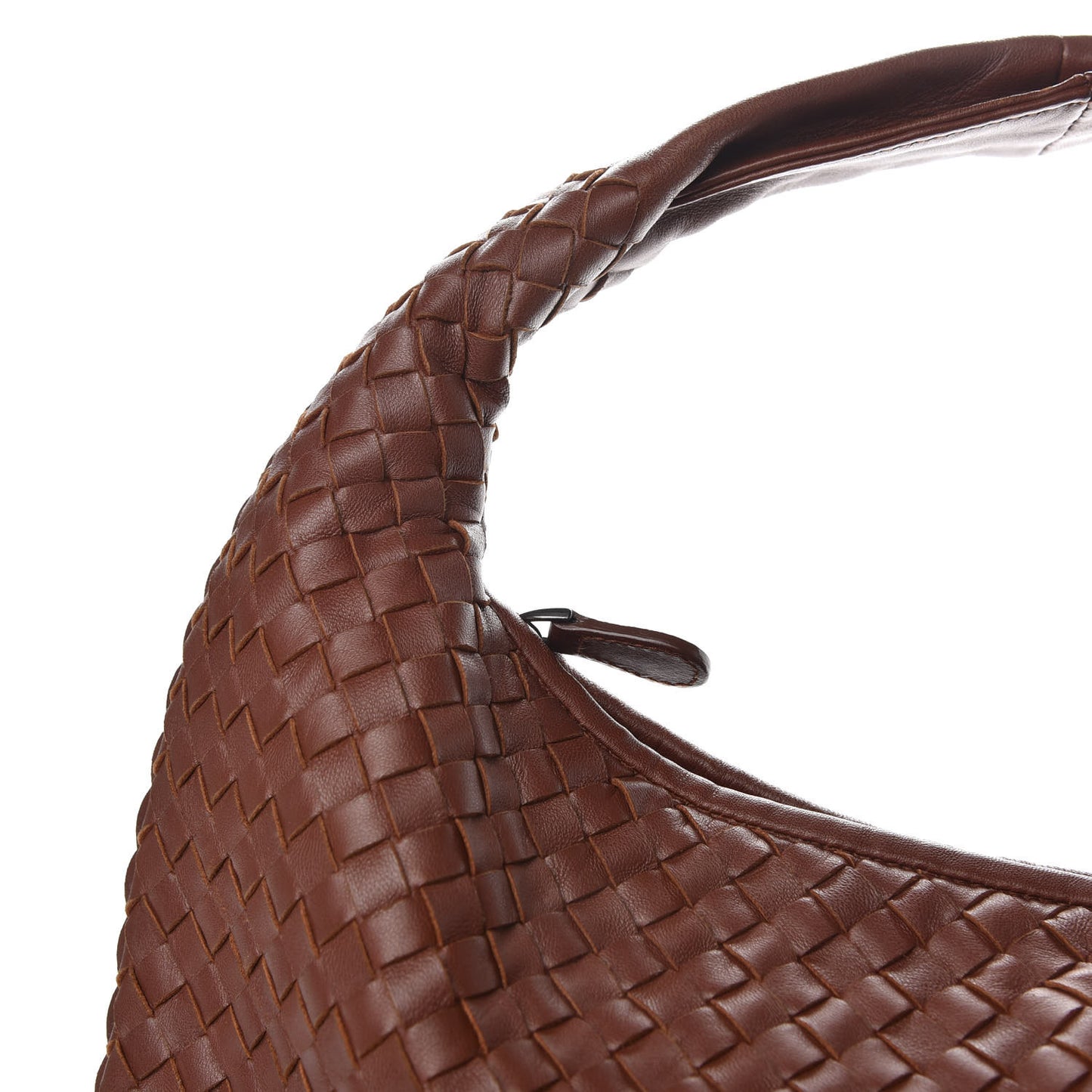 Nappa Intrecciato Medium Veneta Hobo Tea