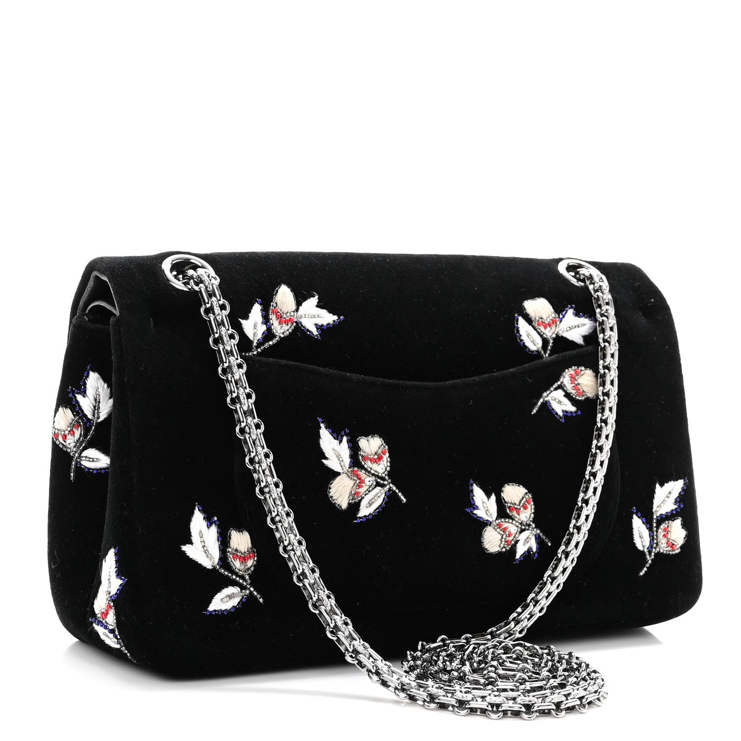 Chanel Velvet Embroidered 2.55 Reissue 225 Flap Multicolor 3 of 11
