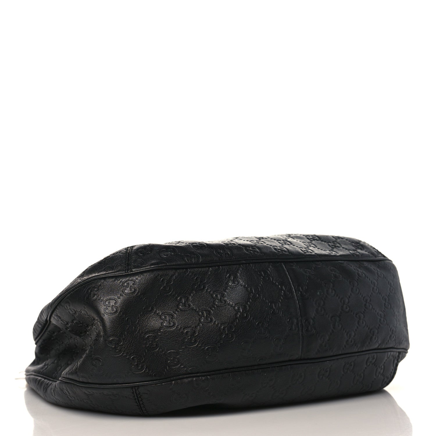 Gucci Guccissima Large New Ladies Web Hobo Black 4 of 11