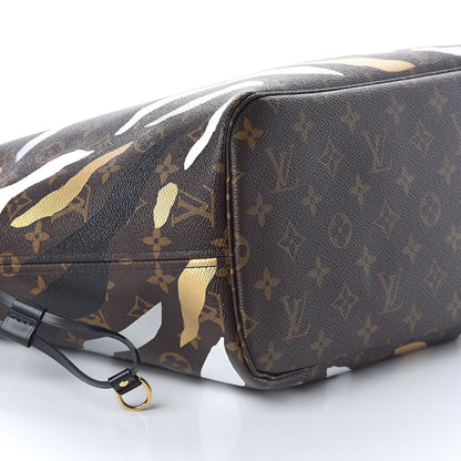 Louis Vuitton X LOL Monogram Neverfull MM Gold Silver 8 of 9