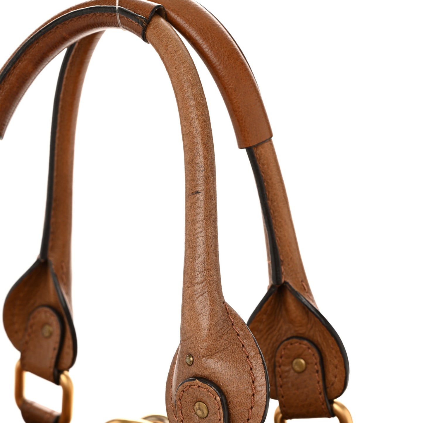 Calfskin Medium Paddington Satchel Tan