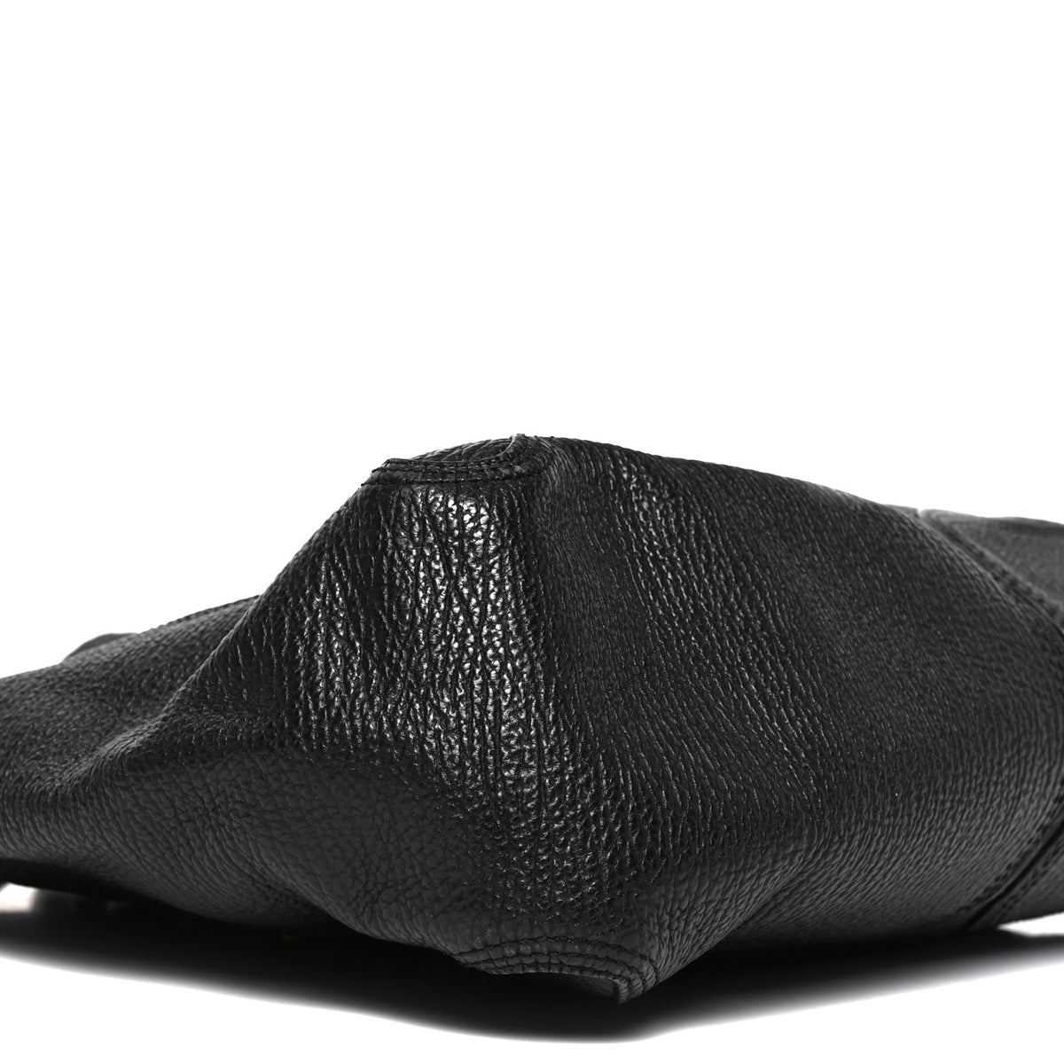 Textured Calfskin Large Pashli Satchel Black