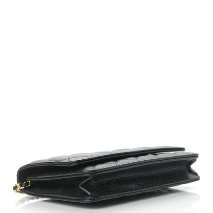 Chanel Caviar Quilted Wallet On Chain WOC Black 4 of 13