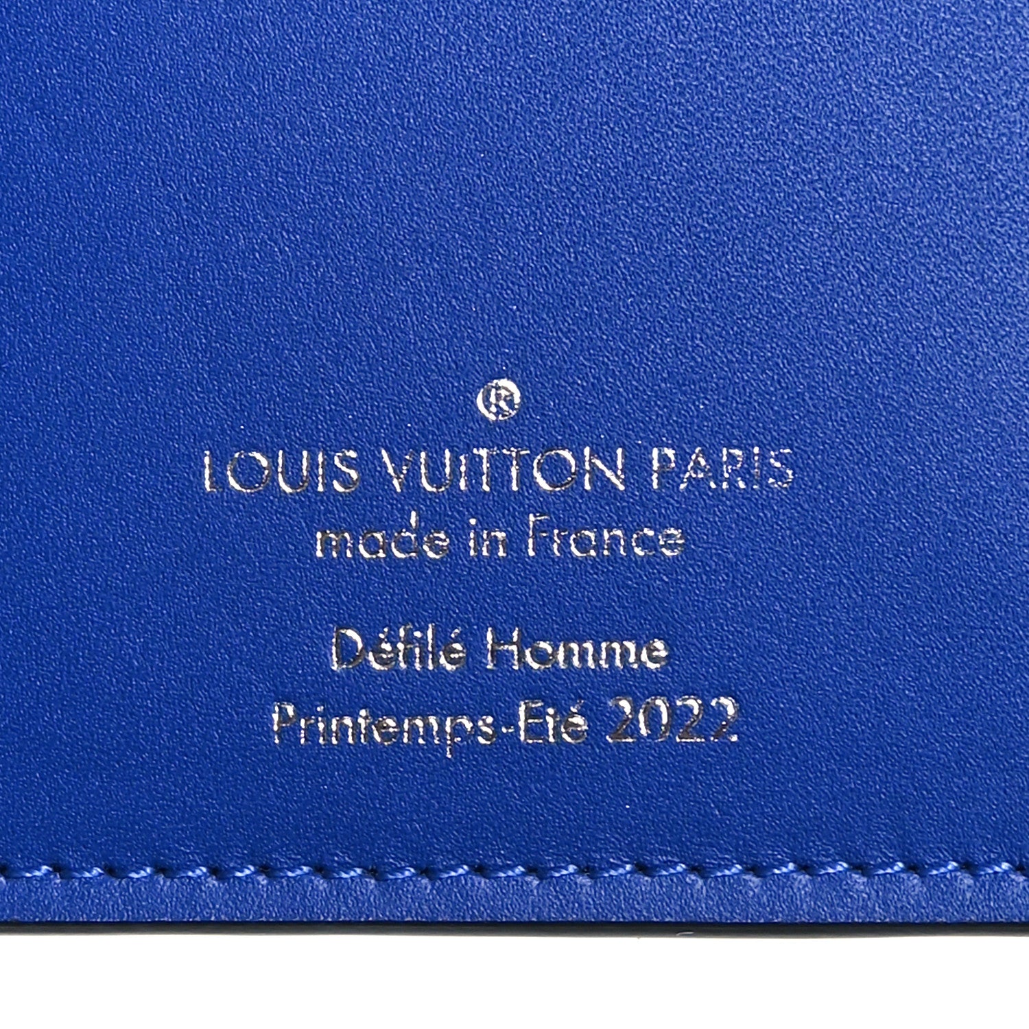 Louis Vuitton Taurillon Illusion Brazza Wallet Bleu Vert 6 of 7
