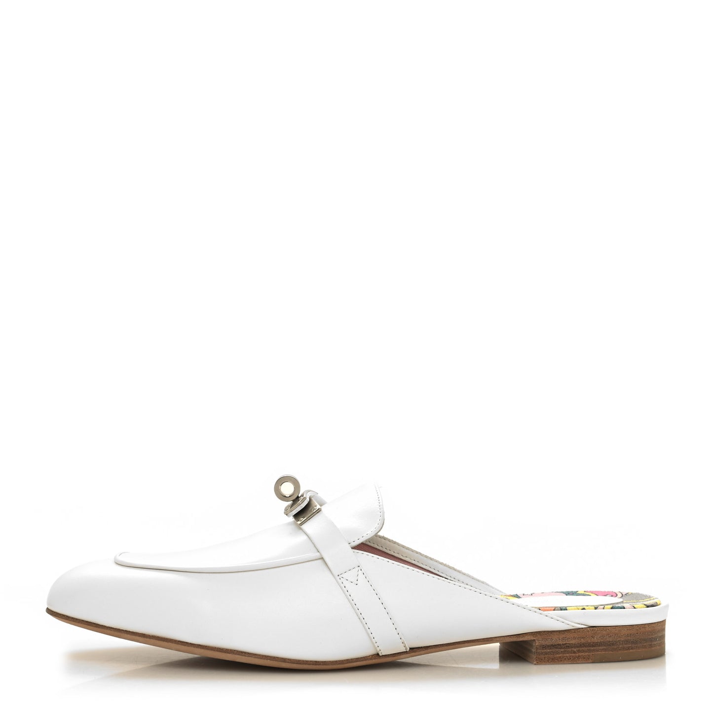 Calfskin Oz Mules 41 White