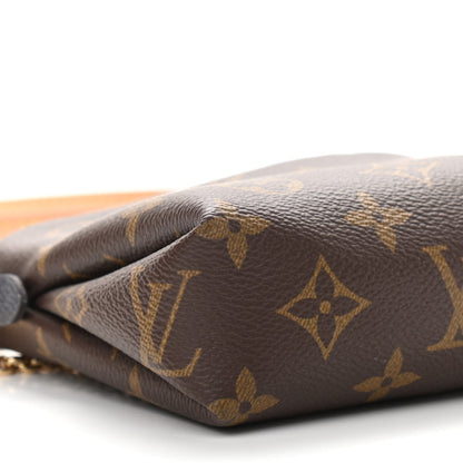 Louis Vuitton Monogram Pallas Clutch Blue Marine 8 of 10