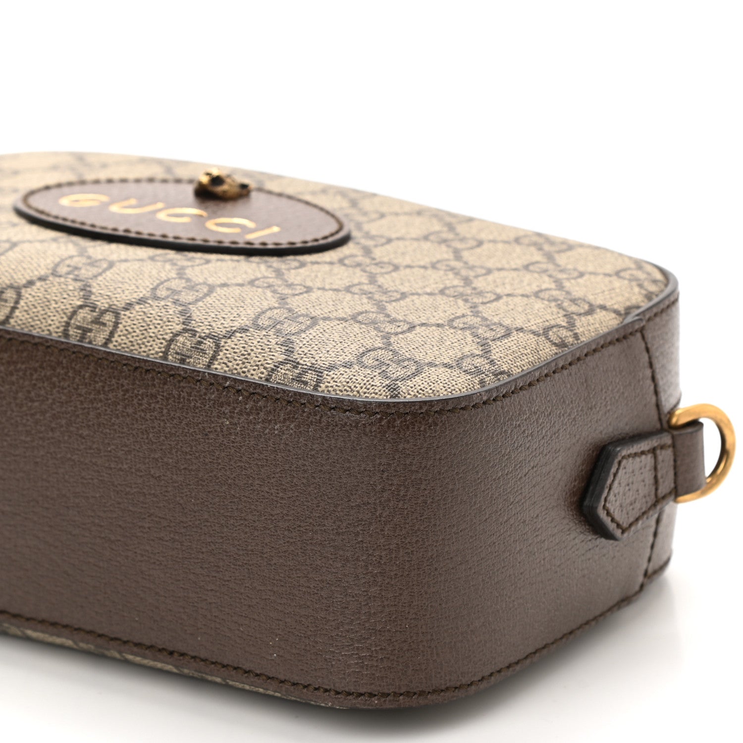 Gucci GG Supreme Monogram Web Neo Vintage Shoulder Bag Beige New Acero Crop 10 of 10