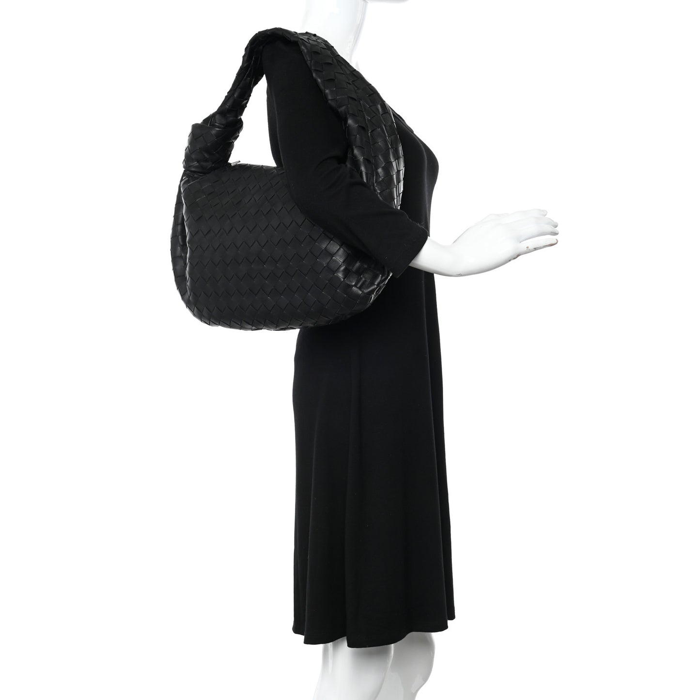 Nappa Intrecciato Small Jodie Black