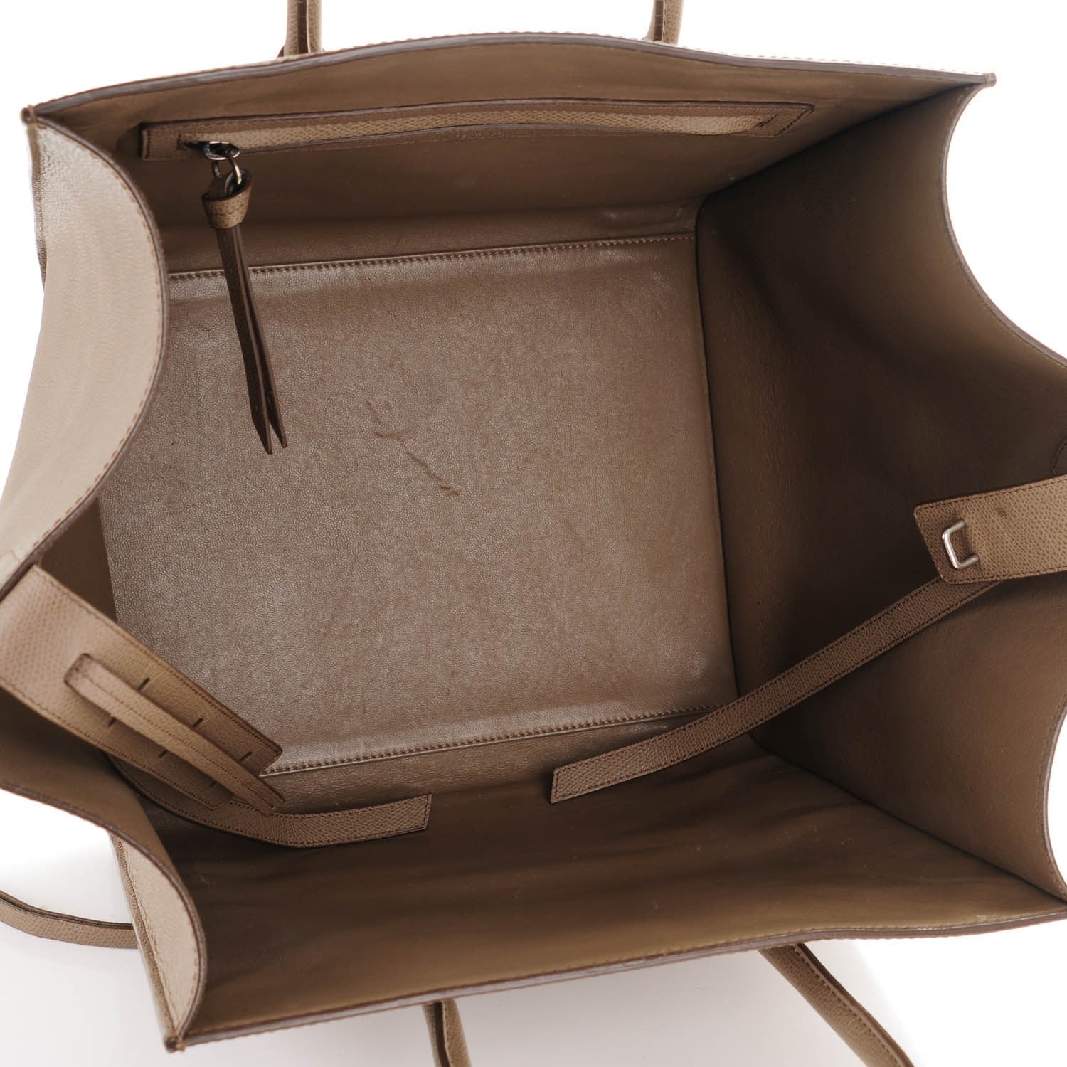 Celine Grained Calfskin Medium Phantom Luggage Taupe 6 of 8