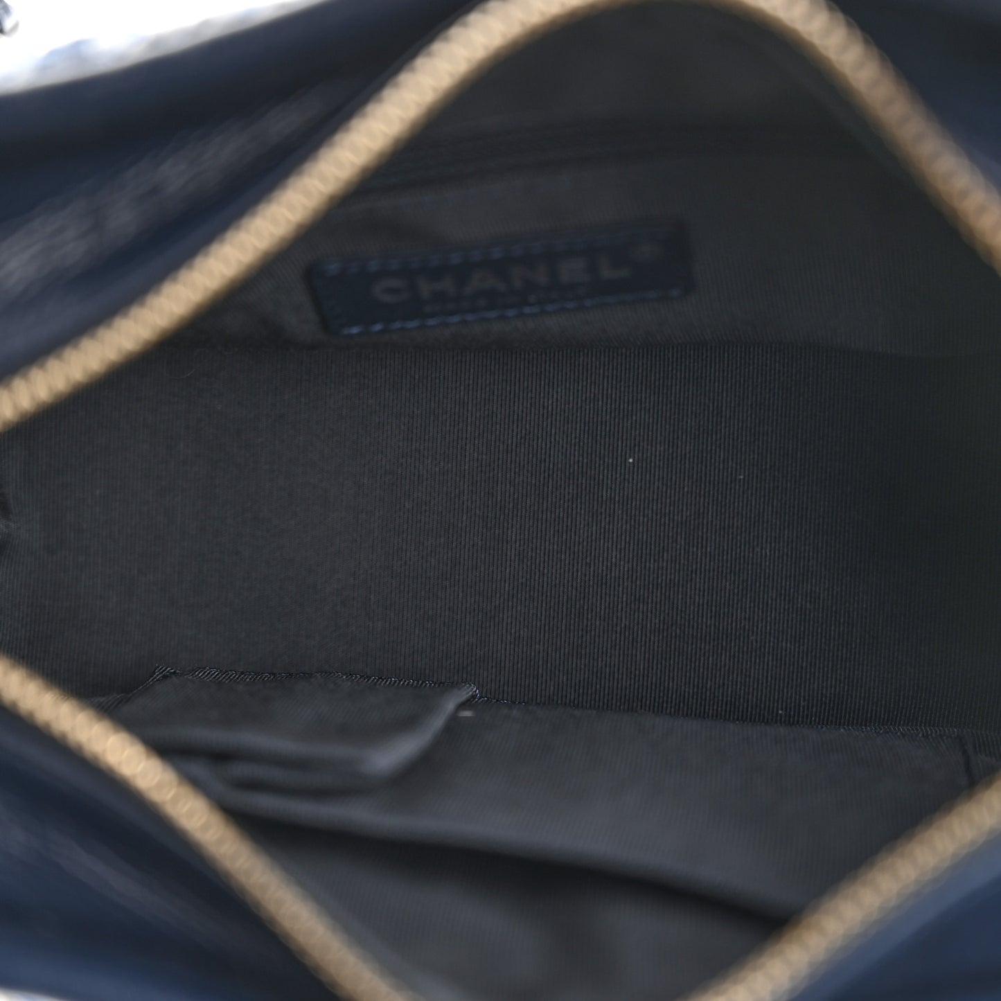 Tweed Calfskin Small Gabrielle Hobo Blue