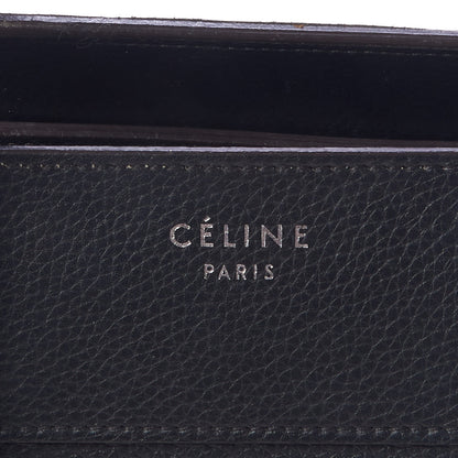 Celine Drummed Calfskin Mini Luggage Black 8 of 10