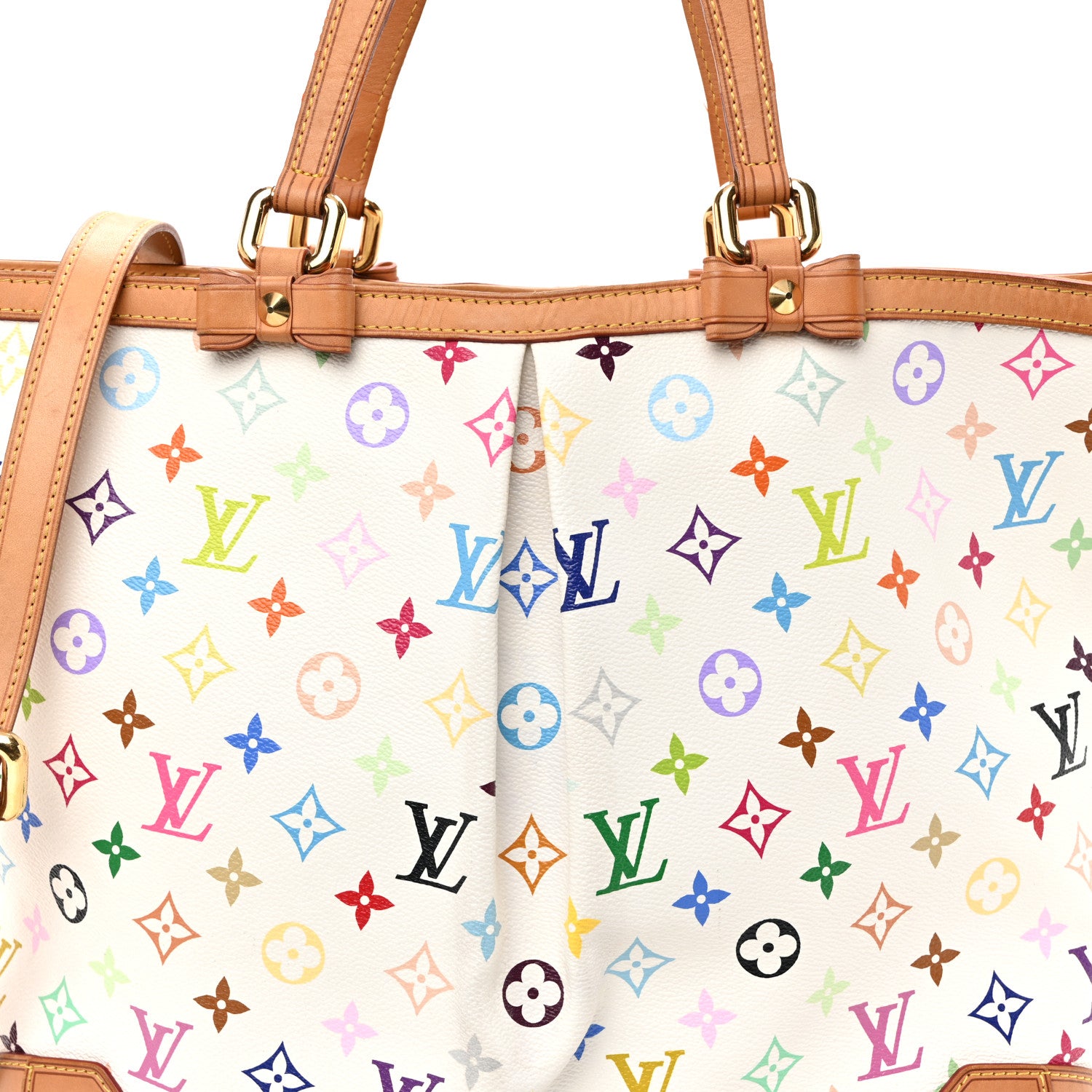 Louis Vuitton Monogram Multicolor Sharleen GM White 8 of 10