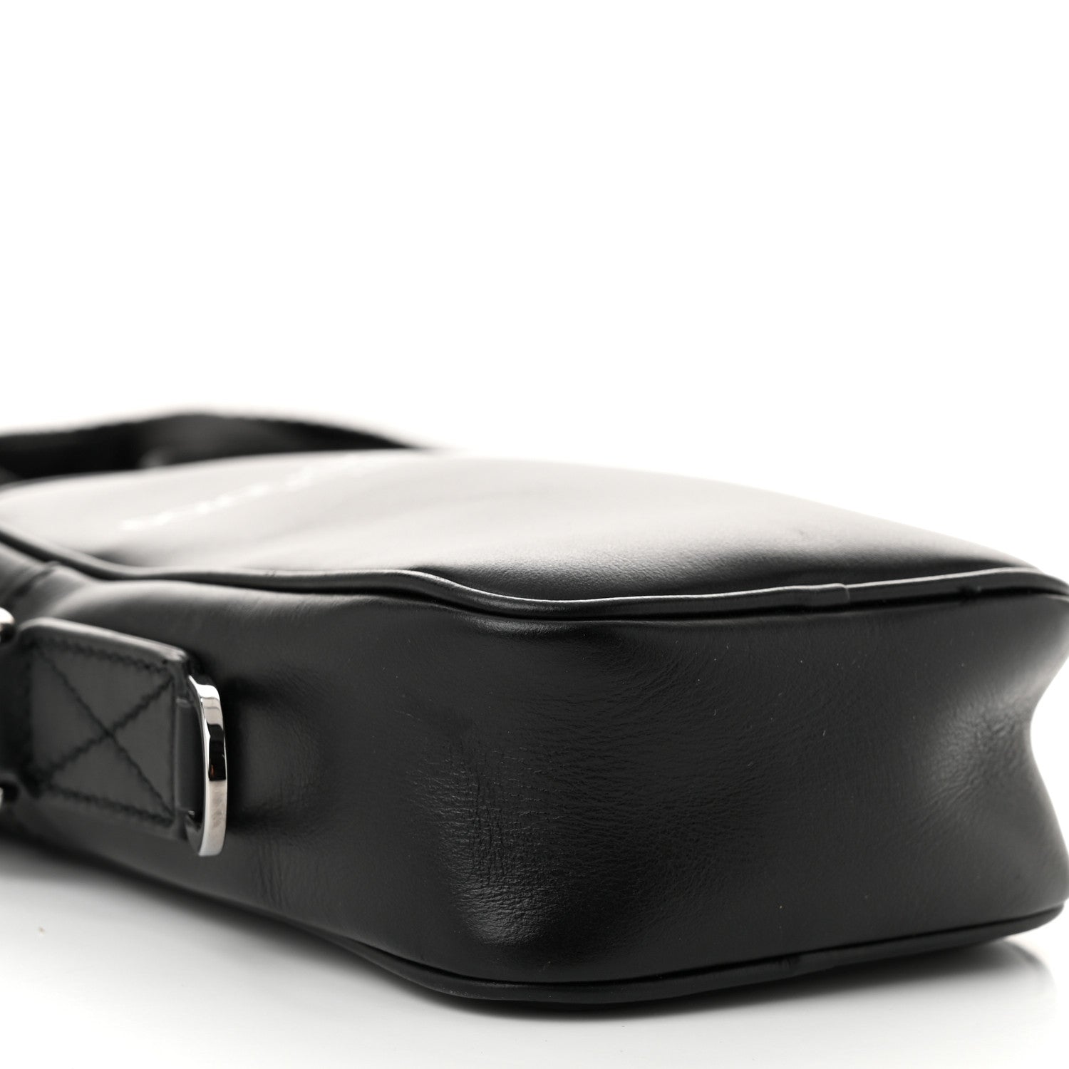 Dolce & Gabbana Calfskin Logo Crossbody Bag Black 8 of 9