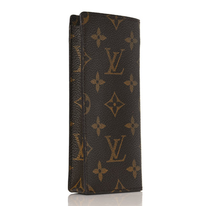 Louis Vuitton Monogram Etui a Lunettes Simple Eyeglass Case 3 of 6