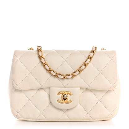 Chanel Lambskin Quilted Mini Heart Charms Flap White 1 of 16