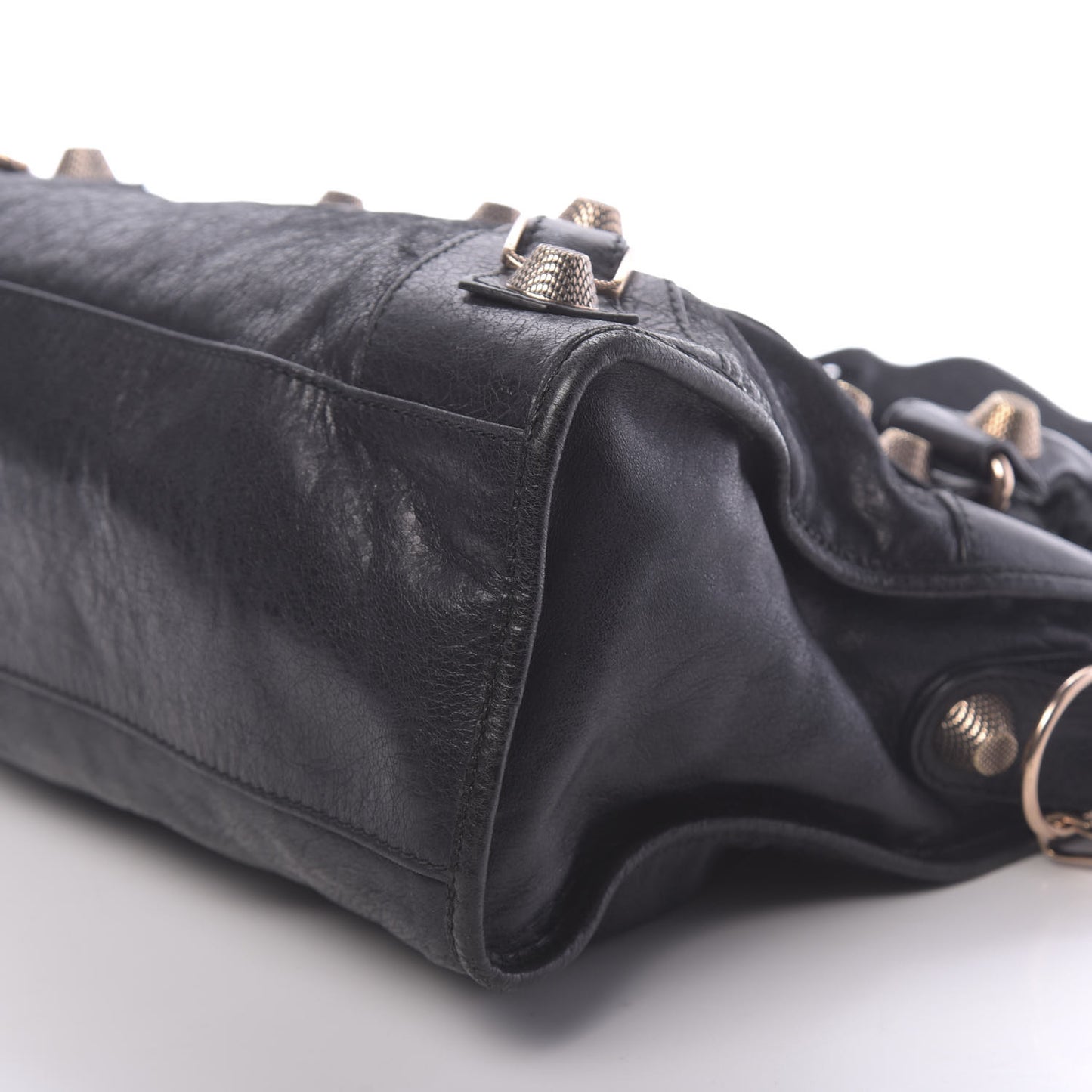 Agneau Giant 21 Rose Gold Hardware City Black