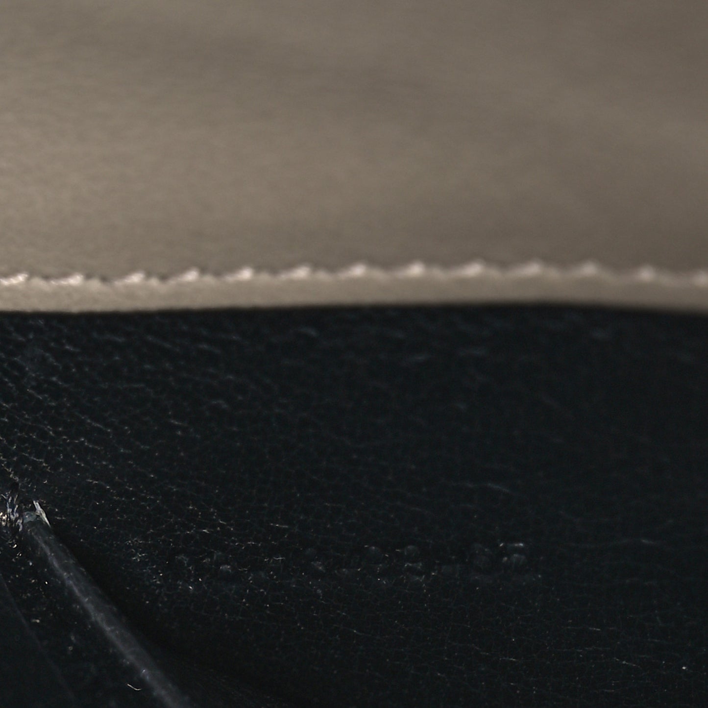 Calfskin Small Nile Bracelet Minaudiere Bag Motty Grey