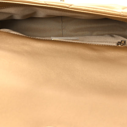 Chanel Metallic Goatskin Quilted Medium Chanel 19 Flap Gold 5 of 12