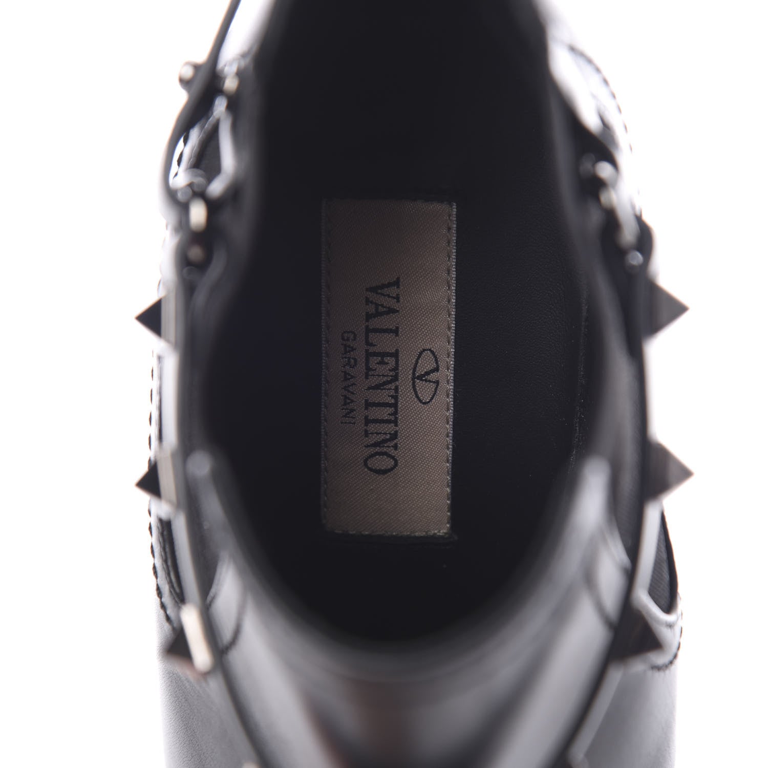 Valentino Garavani Calfskin Rockstud Chelsea 85mm Ankle Boots 36 Black 6 of 10