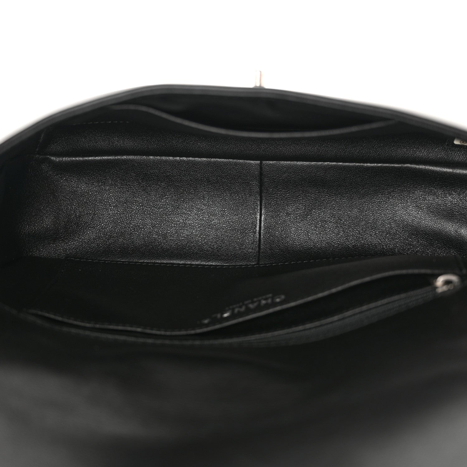 Chanel Calfskin Quilted Large Rock My Shoulder Flap Black 5 of 11