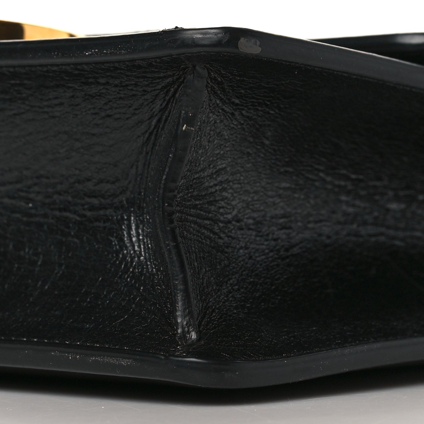Crinkled Lambskin 30 Montaigne Flap Bag Black