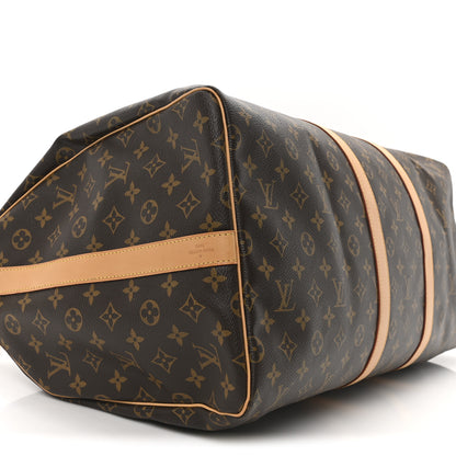 Louis Vuitton Monogram Keepall Bandouliere 55 8 of 9