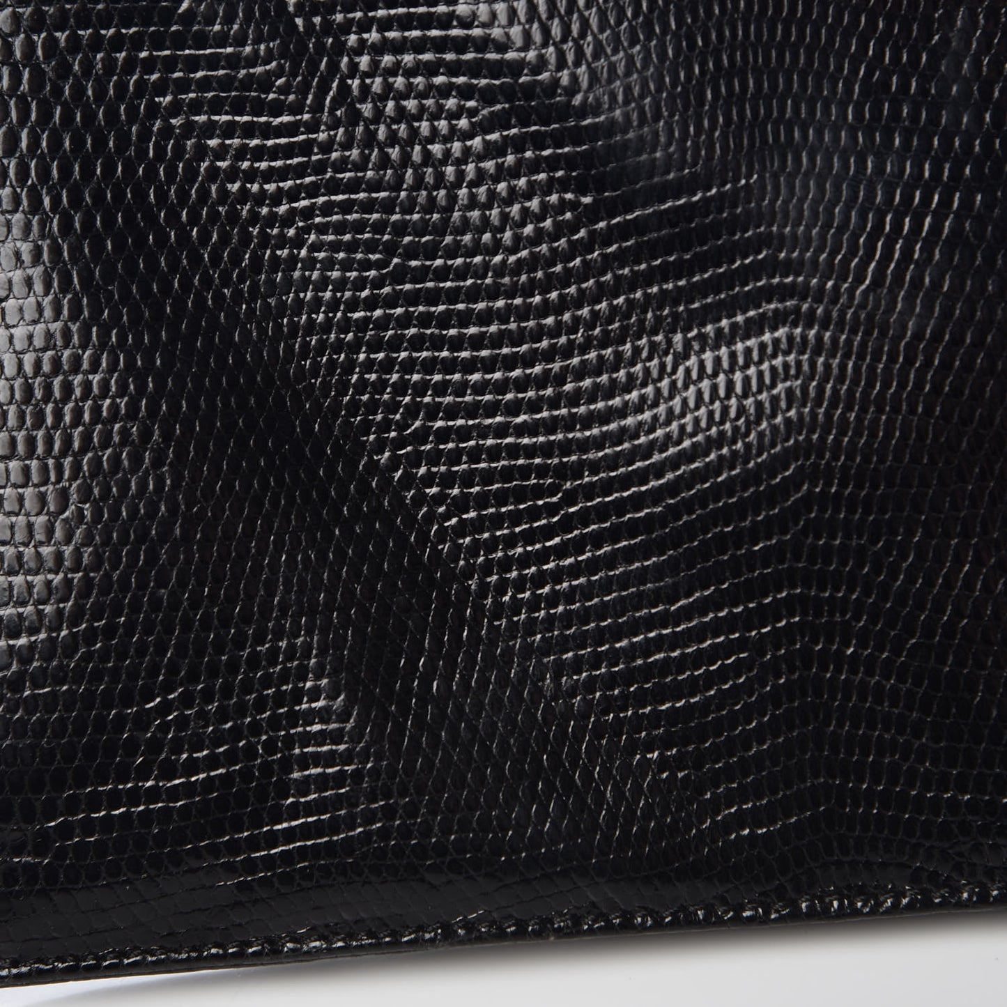 Lizard Crystal Snake Bangle Clutch Black
