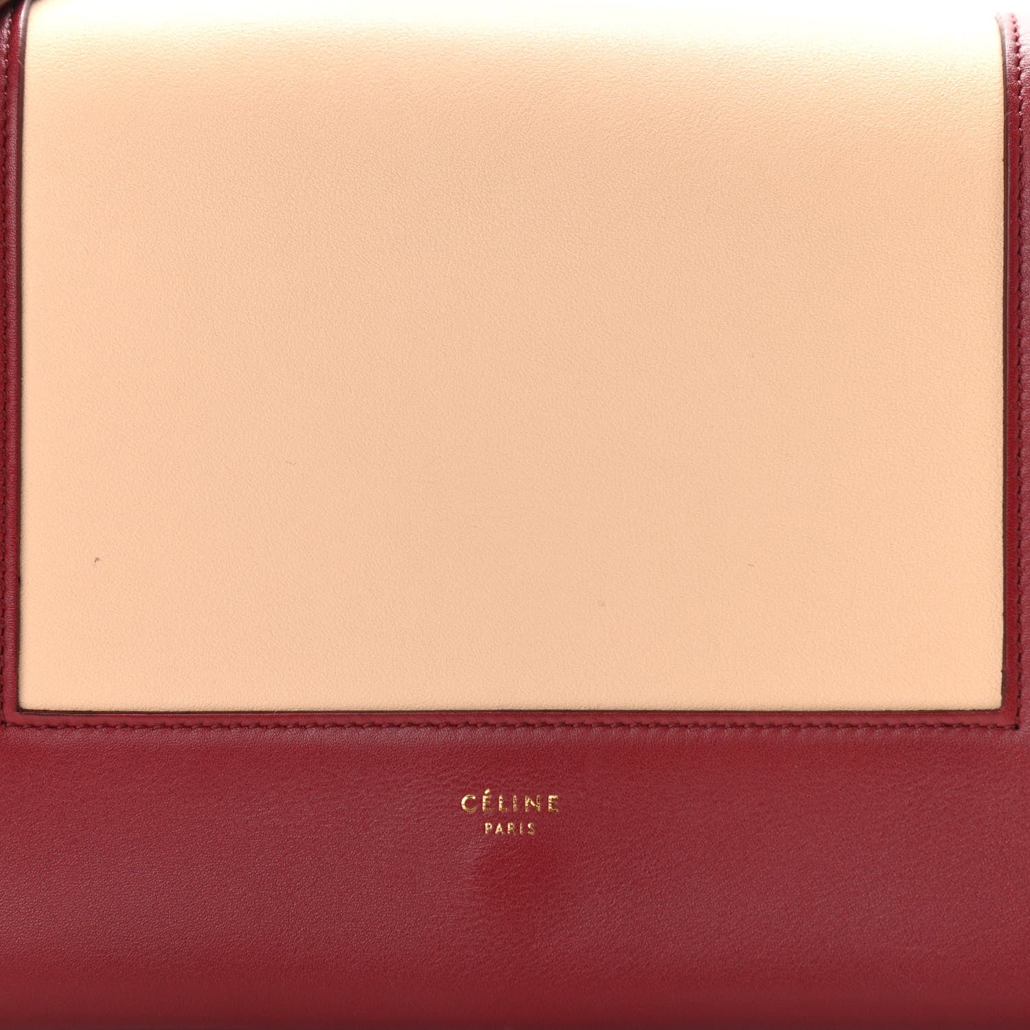 Celine Shiny Smooth Calfskin Medium Frame Shoulder Bag Ruby Nude 8 of 10