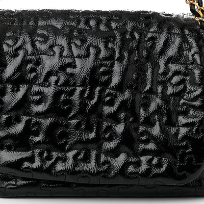 Chanel Patent Puzzle Accordion Flap Bag Black 8 of 10