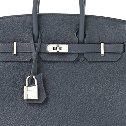 Hermes Togo Birkin 25 Gris Misty 8 of 11