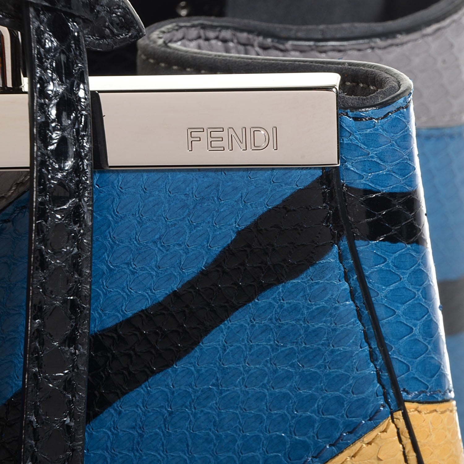 Fendi Ayers Printed Large 3Jours Tote Black Multicolor 13 of 13