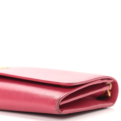 Prada Saffiano Metal Oro Chain Wallet Tamaris 14 of 14