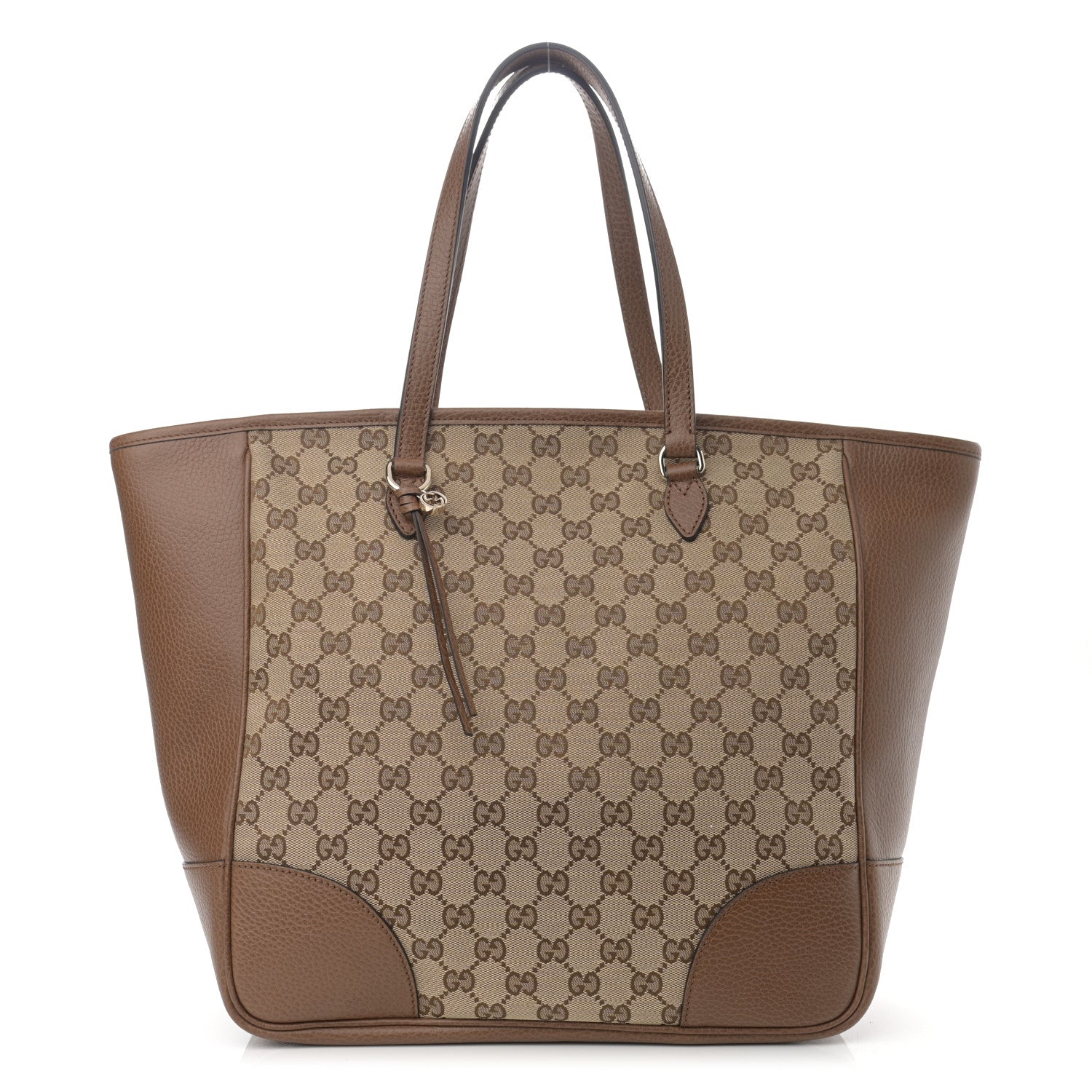 Gucci Monogram Medium Bree Zippered Tote Beige Tabacco 1 of 10