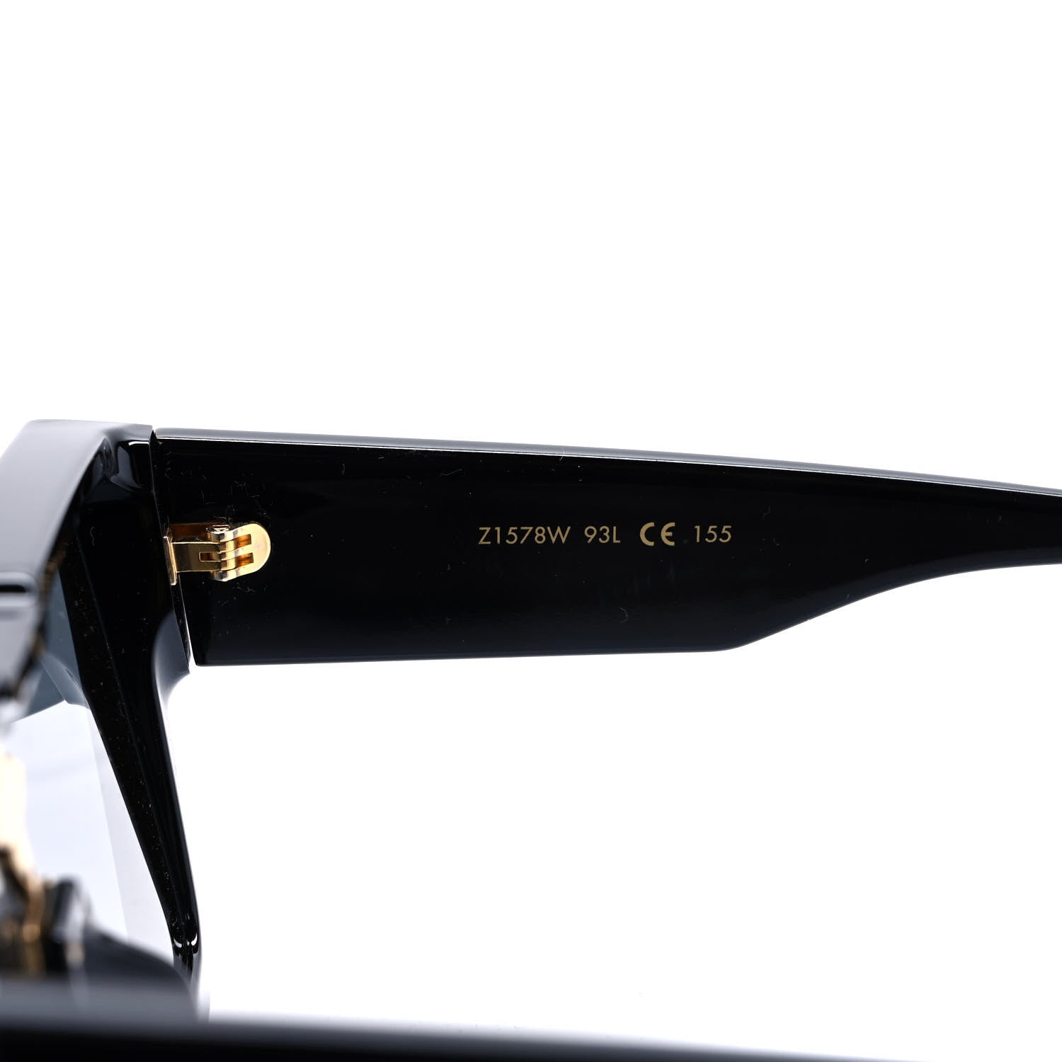Louis Vuitton Acetate Swarovski Crystal Cyclone Sunglasses Z1578W Black 7 of 8