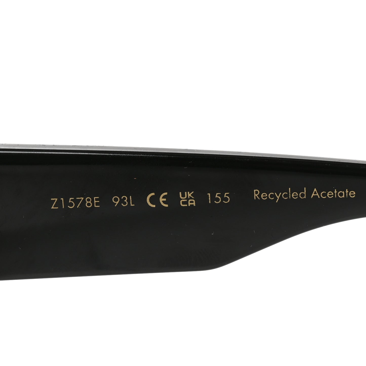 Acetate Swarovski Crystal Cyclone Sunglasses Z1578E Black