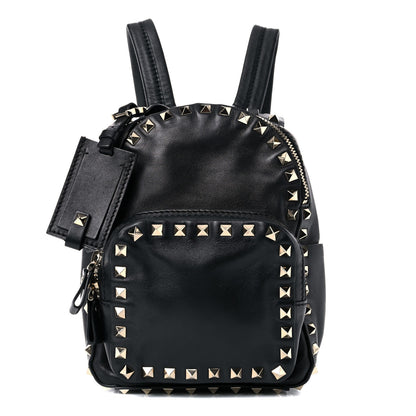 Valentino Garavani Calfskin Mini Rockstud Backpack Black 1 of 12