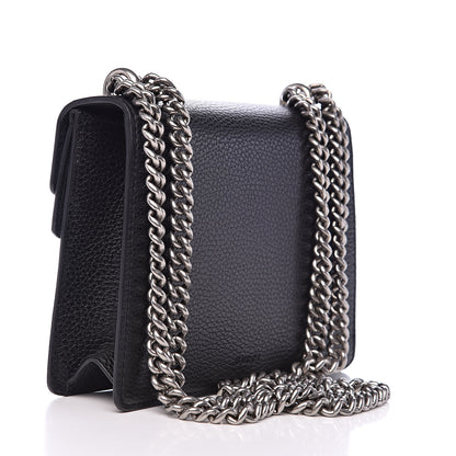 Gucci Calfskin Mini Dionysus Shoulder Bag Black 3 of 12